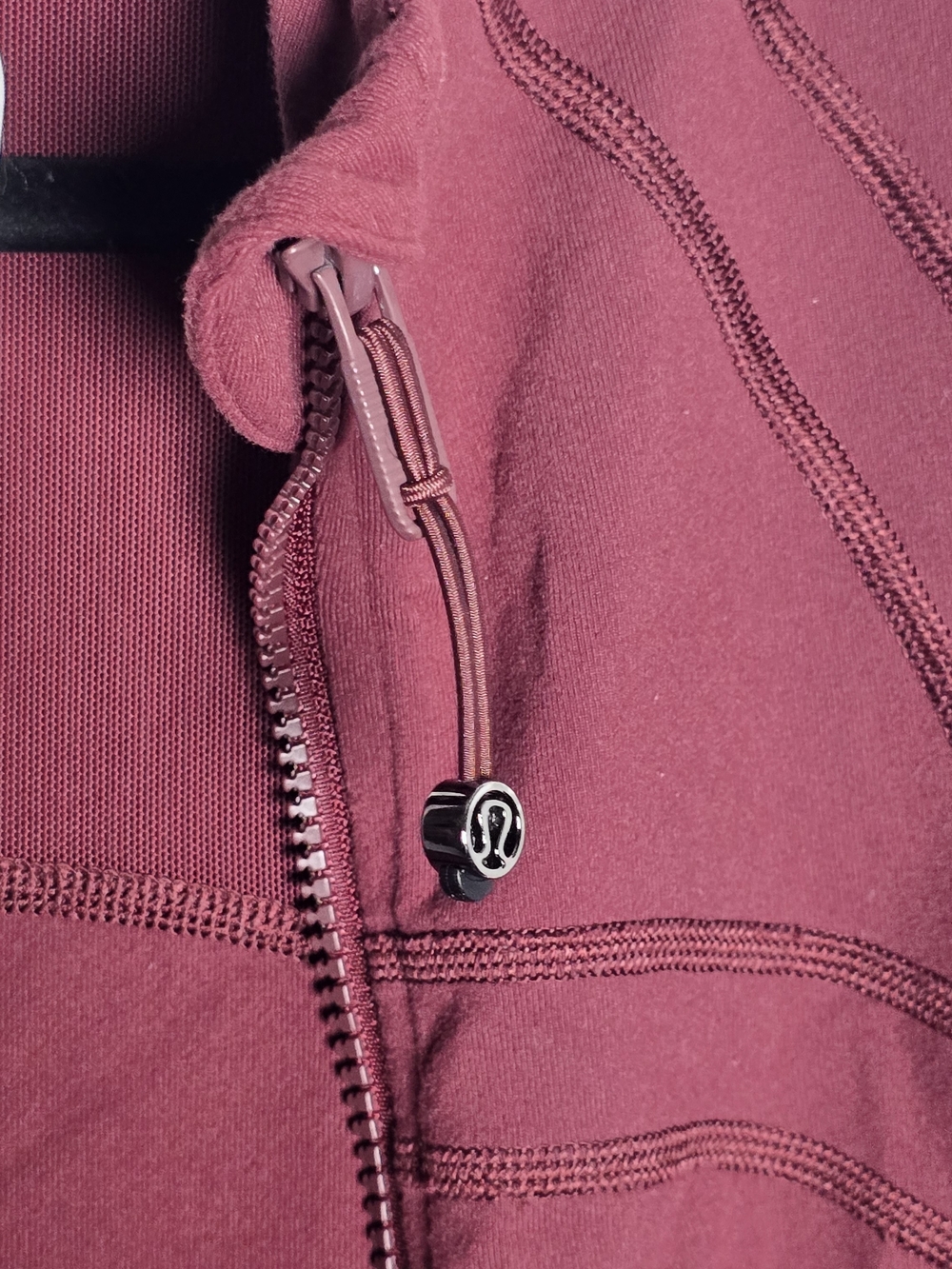 Lululemon Define Running Jacket Burgundy Gym Workout Activewear, Sz 10 - Picture 3 of 7
